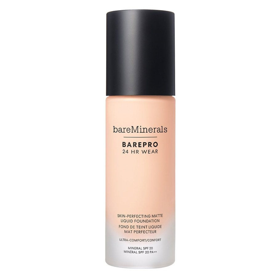 bareMinerals BarePro 24HR Wear Skin-Perfecting Matte Liquid Foundation SPF20 matujący podkład w płynie Medium 30 Warm