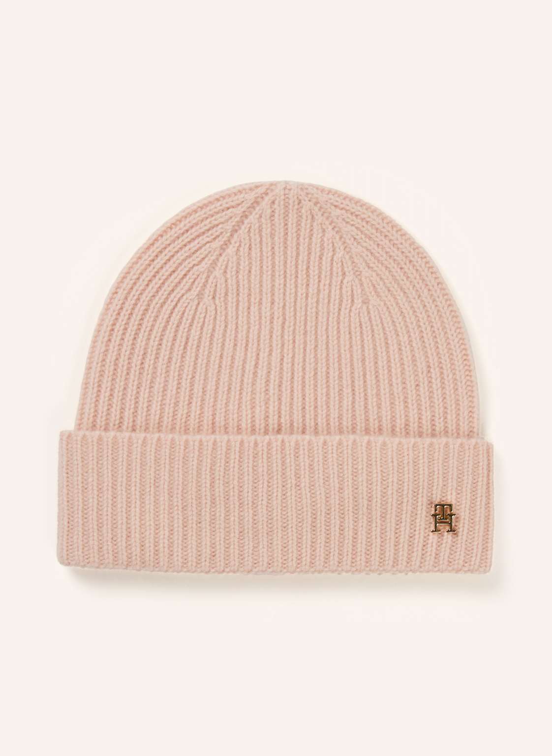 Tommy Hilfiger Kaszmirowa Czapka pink