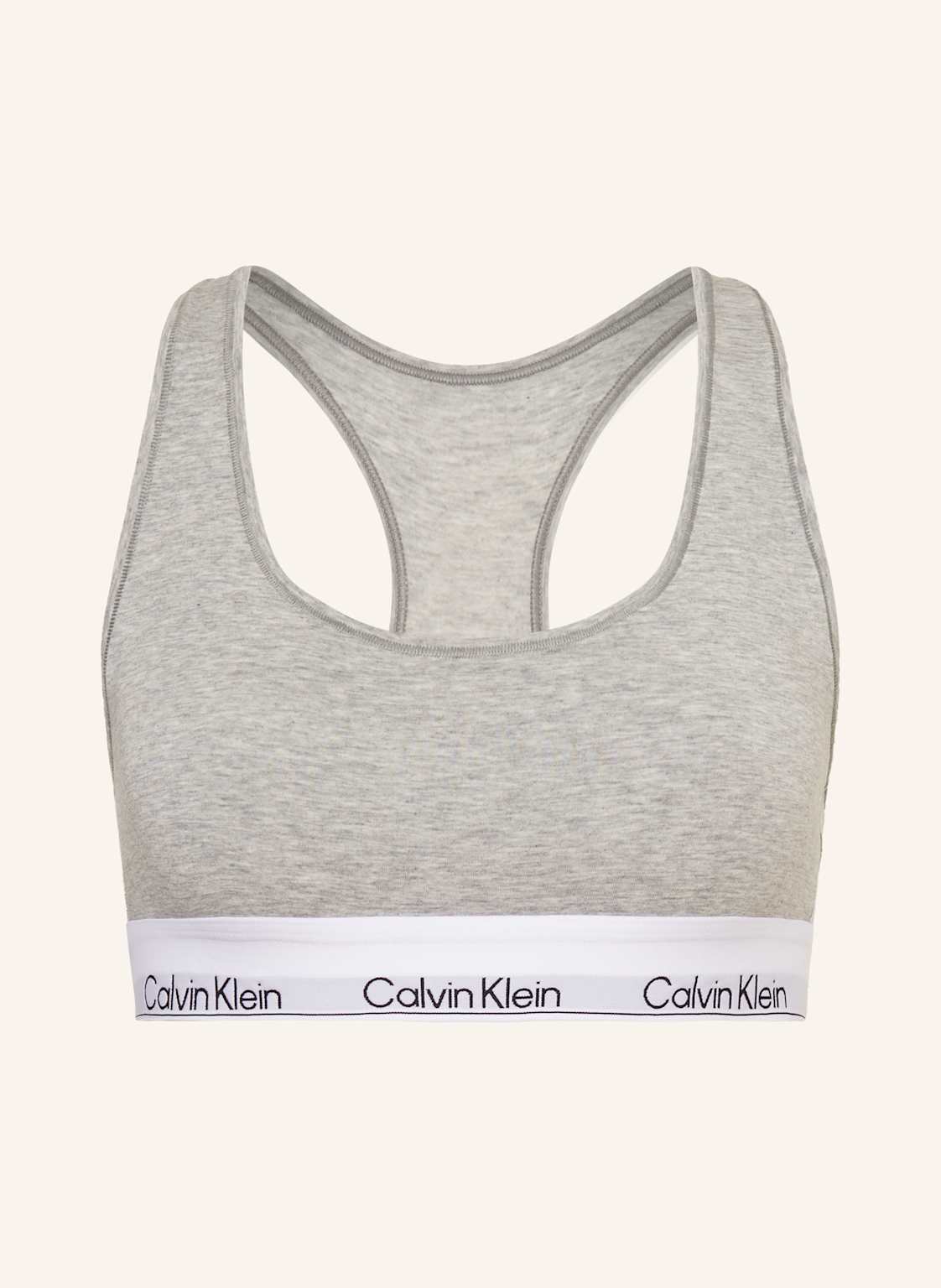 Calvin Klein Biustonosz Bustier Icon Cotton Modal grau