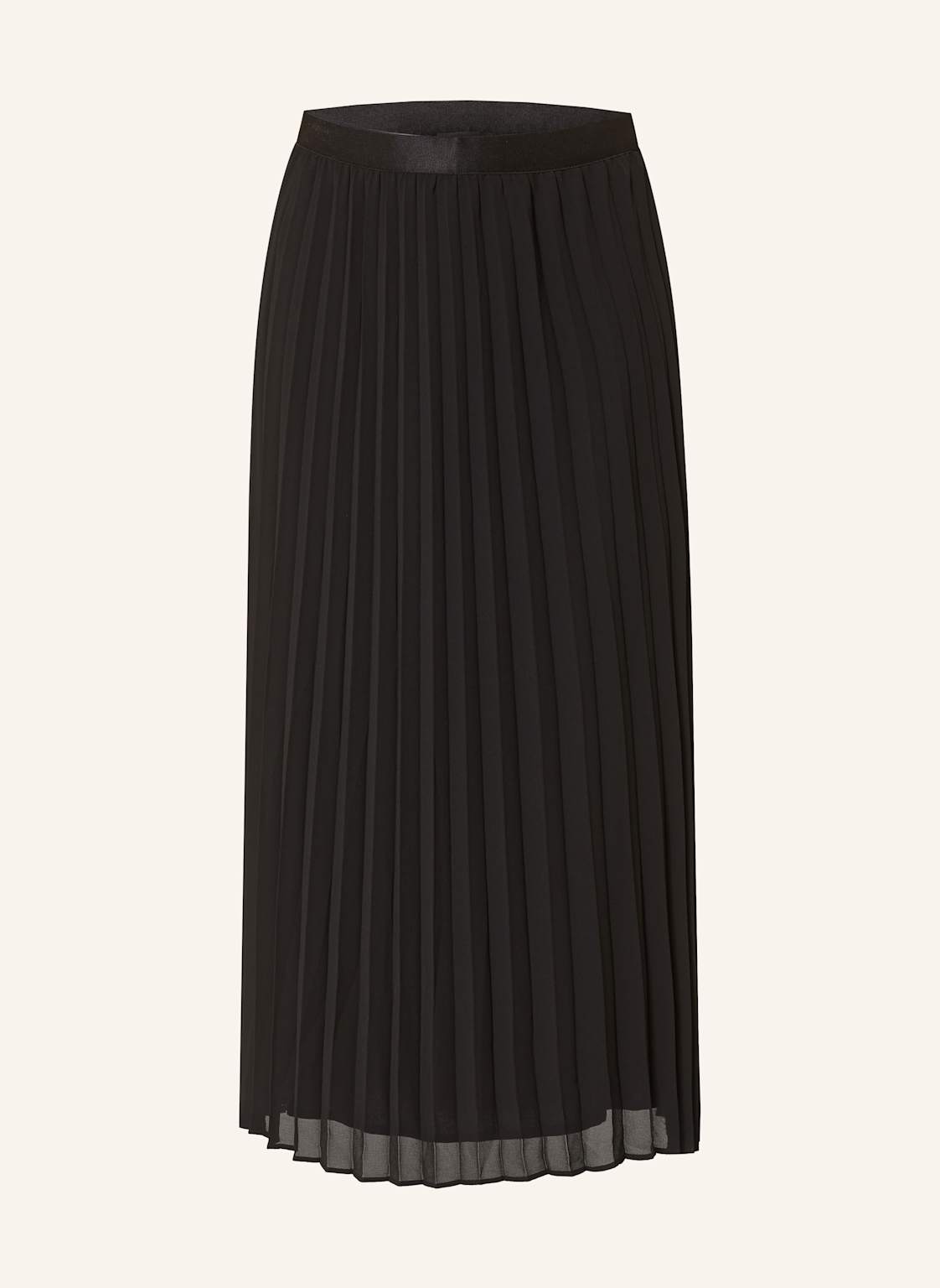 S.Oliver Black Label Spódnica Plisowana schwarz