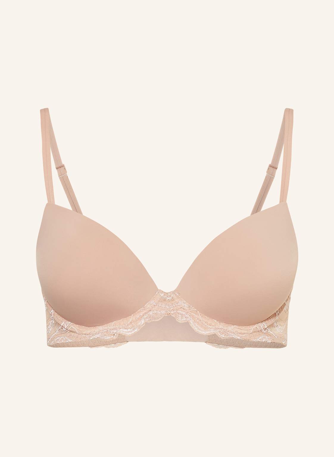 Calvin Klein Biustonosz Usztywniany Sensual Stretch Love beige