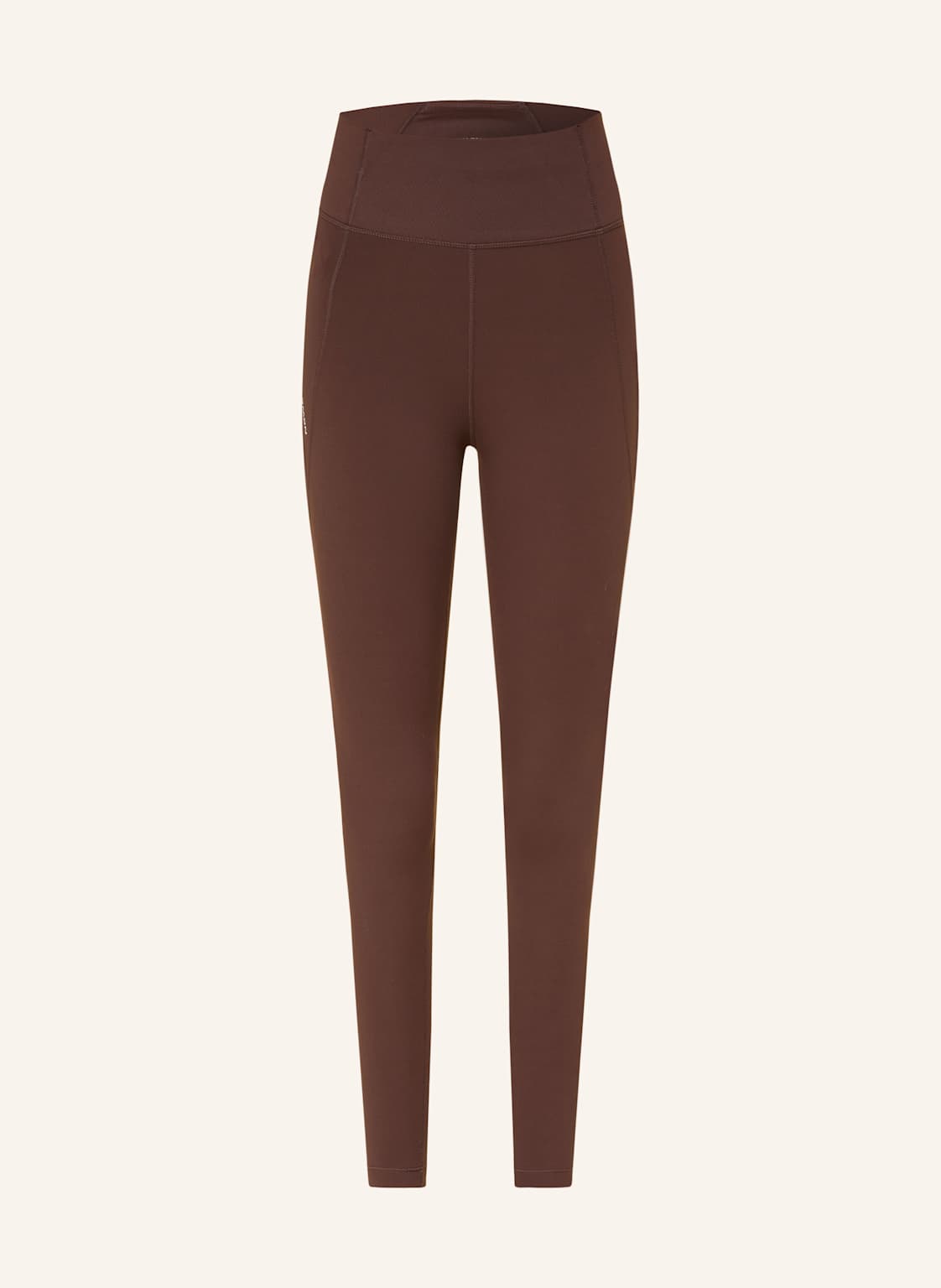 Salomon Legginsy Do Biegania Shkout Bliss braun