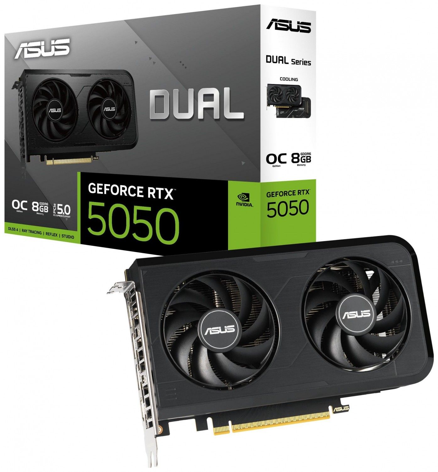 ASUS GeForce RTX 5050 DUAL OC 8GB DLSS 4 DUAL-RTX5050-O8G