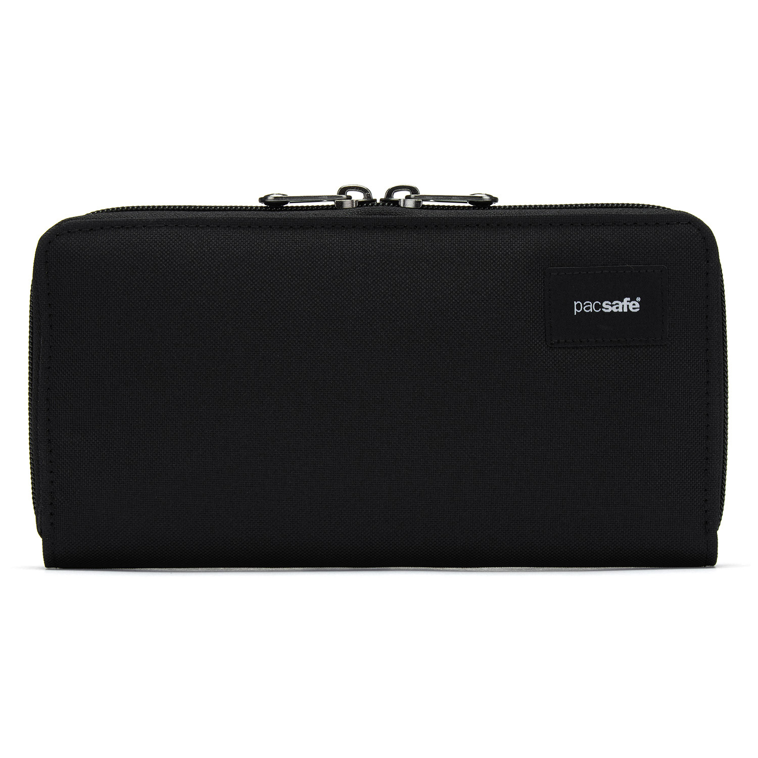 Portfel damski duży RFID Pacsafe - czarny