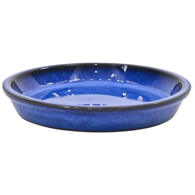 Podstawka ceramiczna mrozoodporna 25 cm niebieski