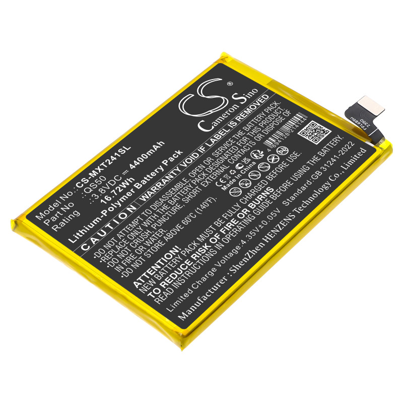 Motorola Moto G Stylus 5G / QS50 4400mAh 16.72Wh Li-Polymer 3.8V (Cameron Sino)
