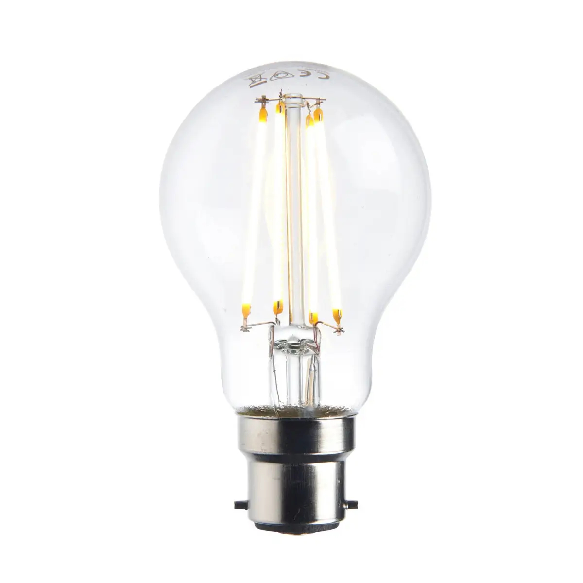 Żarówka klasyczna GLS B22 111751 LED 7W 2700K ściemnialna przezroczysta