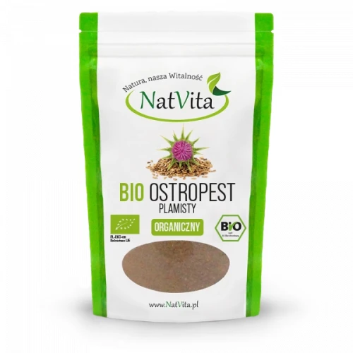 Ostropest Plamisty BIO mielony odtłuszczony 300g (Natvita)