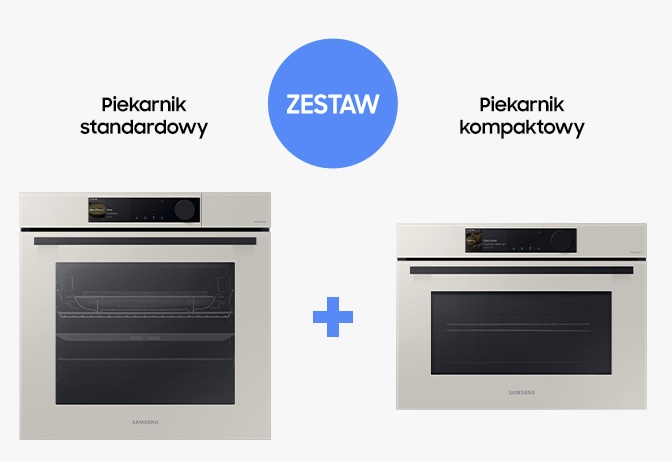 Samsung Zestaw do zabudowy piekarnik parowy NV7B6665IAA + piekarnik kompaktowy z mikrofalami NQ5B6753CAA