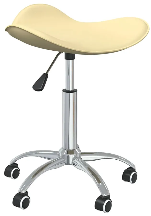 Elior Kremowy regulowany taboret - Movo