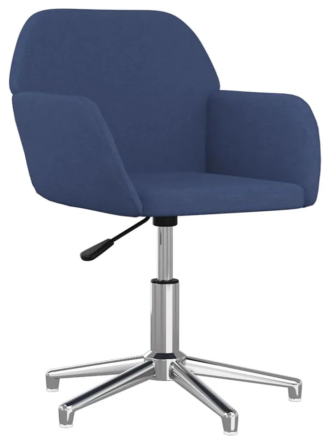 Elior Niebieskie tapicerowane krzesło do biurka A5-M49