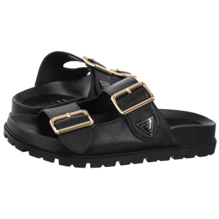 Klapki Fasten FLTST LEA03 Black (GU745-a) Guess