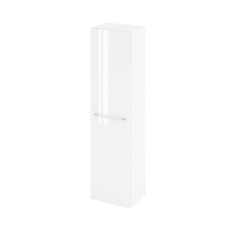 Słupek łazienkowy wiszący + drzwiczki zestaw 45x34.8x173 cm Remix biały Sensea