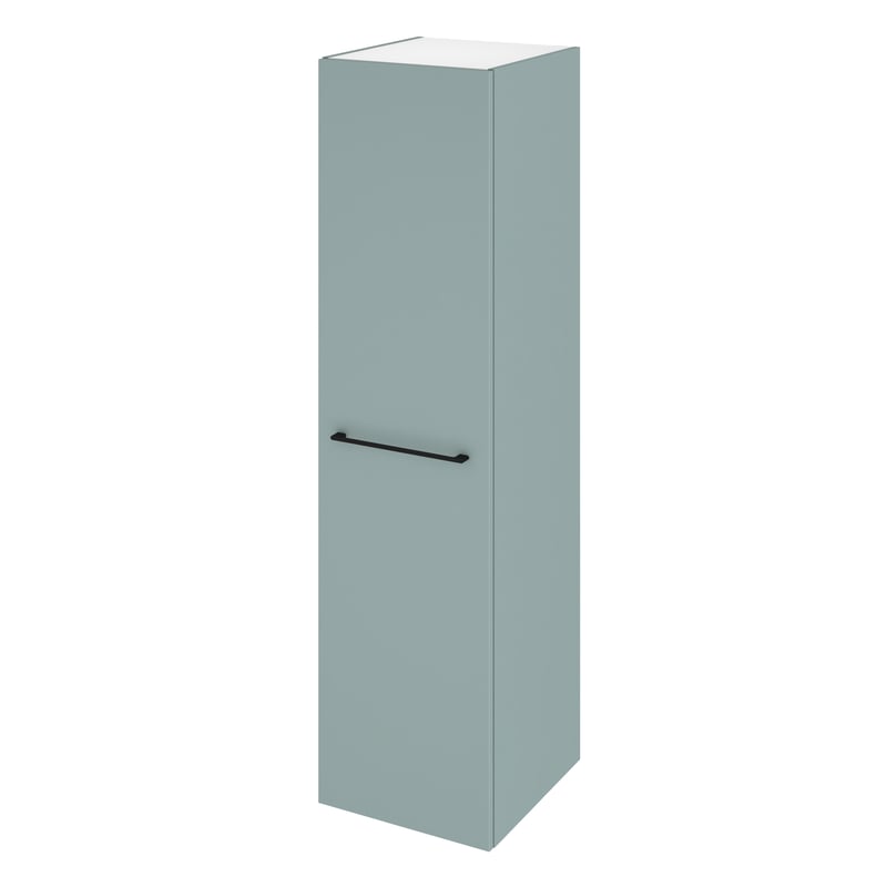 Słupek łazienkowy wiszący + drzwiczki zestaw 45x47.8x173 cm Remix celadon mat Sensea