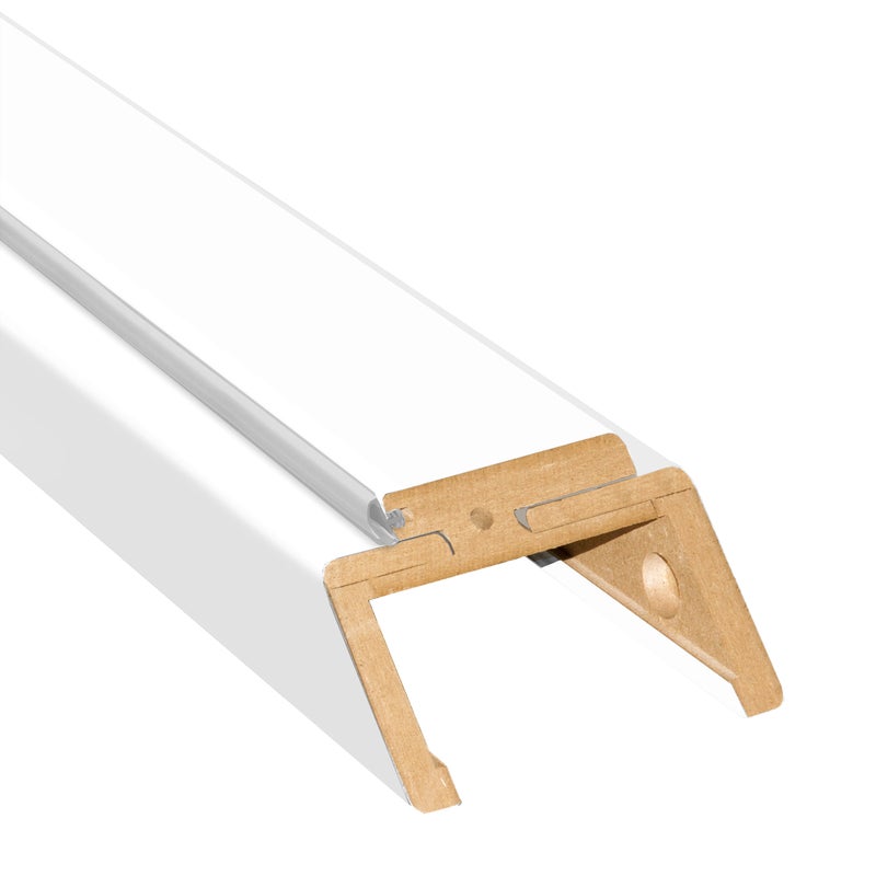 Belka górna 90 ościeżnicy regulowanej biała zakres regulacji 220-260 mm opaska 60 mm Artens