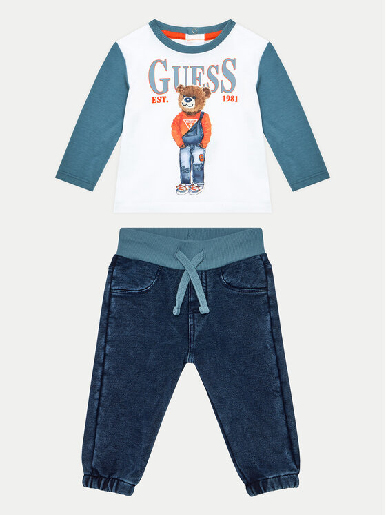 Guess Komplet bluzka i spodnie I5RG18 K8HM4 Kolorowy Regular Fit