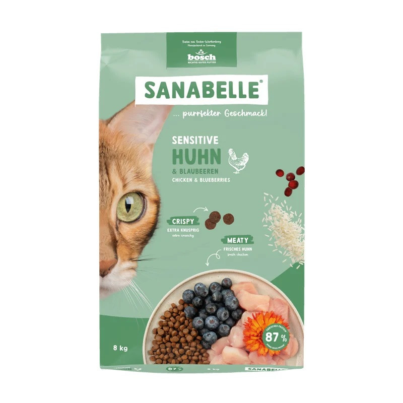 BOSCH Sanabelle Sensitive Kurczak - sucha karma dla kota - 8kg