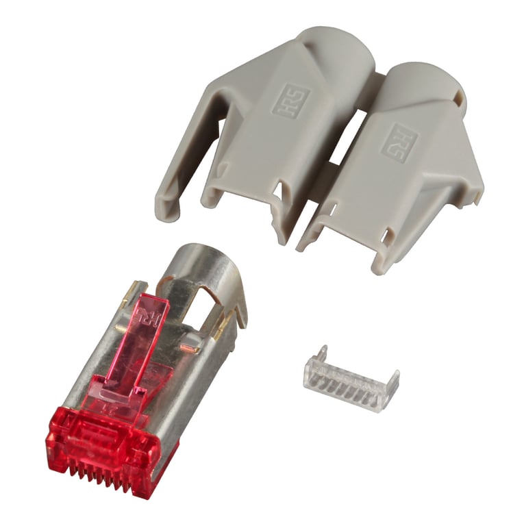 EFB Elektronik H7641.12-50 wtyczka RJ-45 Szary, Czerwony