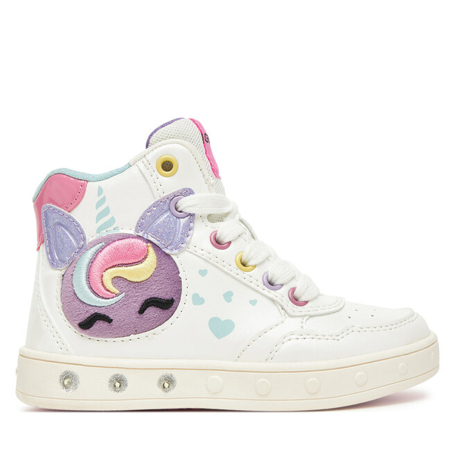 Sneakersy Geox J Skylin J568WD 0NFKN C0653 M Biały