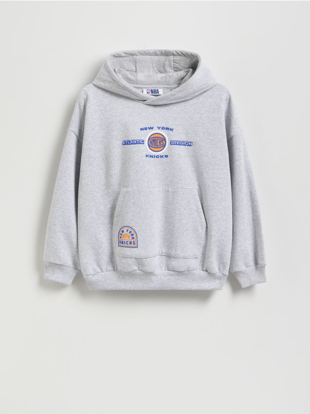 Reserved - Bawełniana bluza NBA - jasnoszary