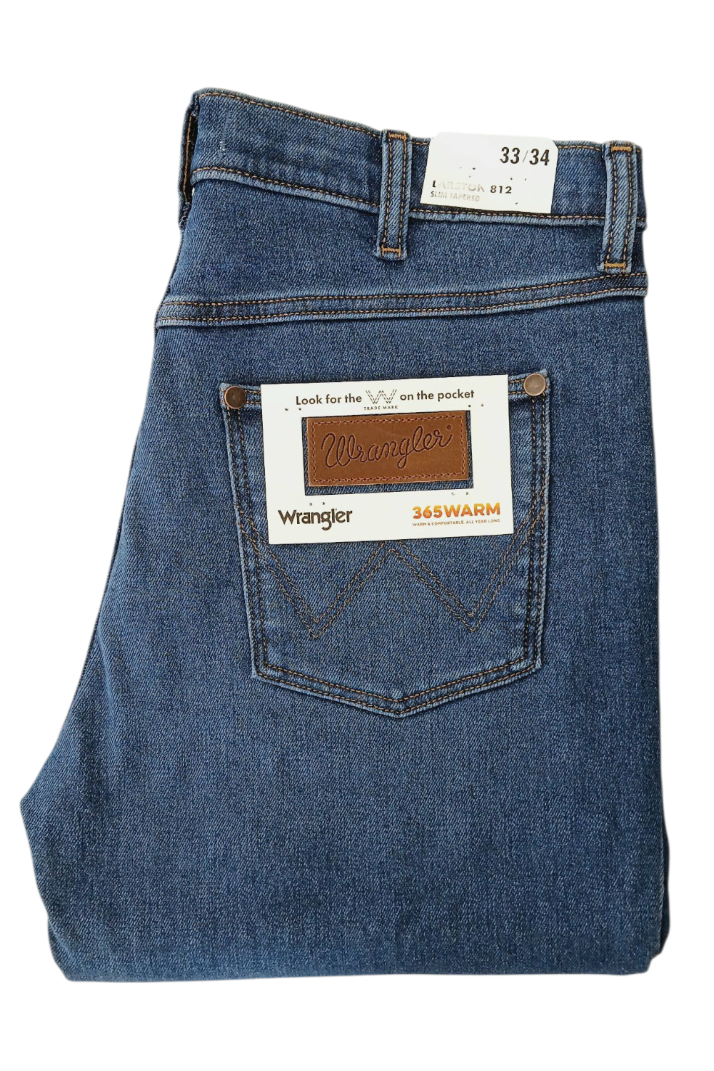 WRANGLER LARSTON 812 SLIM TAPERED GAVIN JEANSY MĘSKIE sec