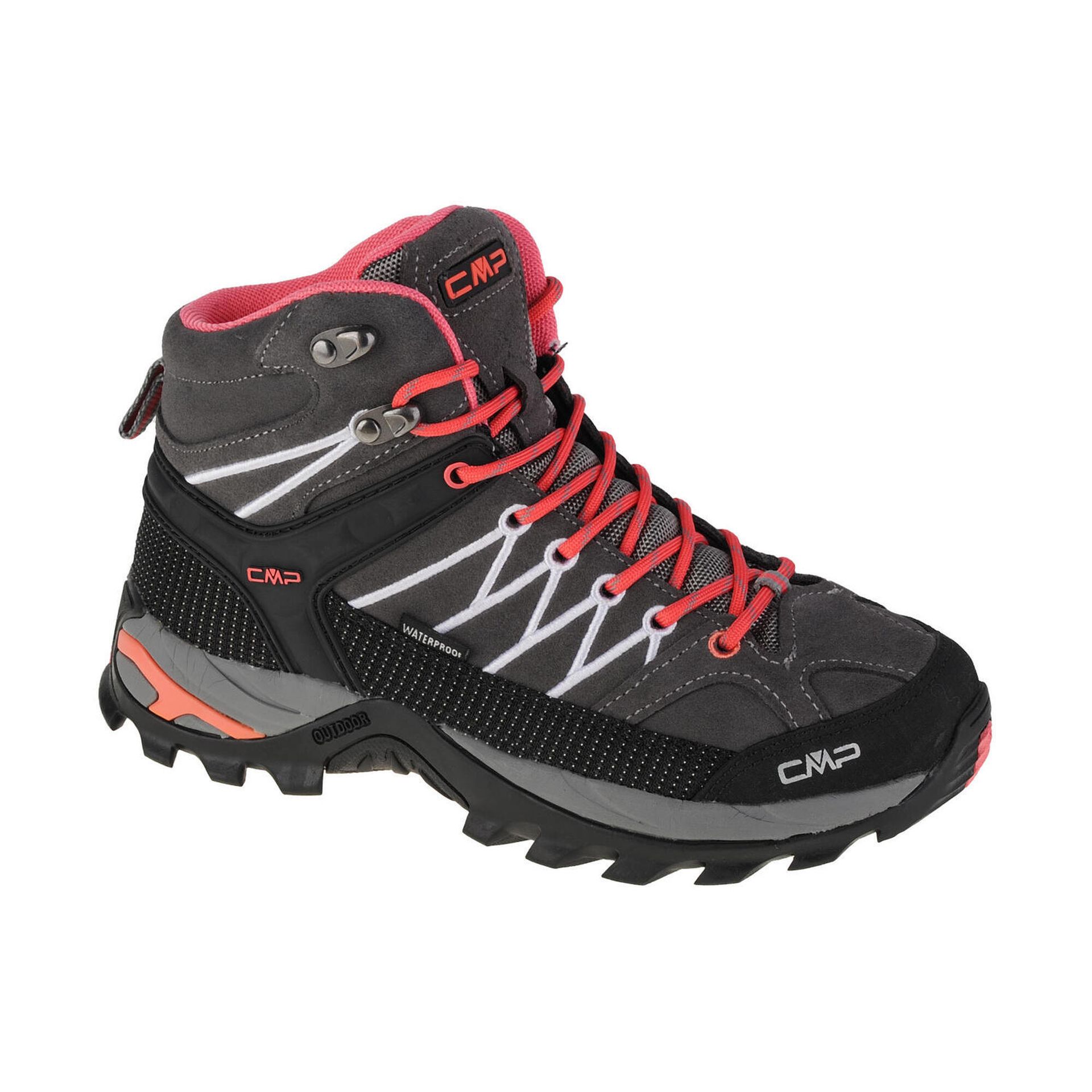 CMP Campagnolo Campagnolo Rigel WP Buty trekkingowe Mid Kobiety, szary/czarny EU 38 2022 Trapery turystyczne 3Q12946-67UL-38