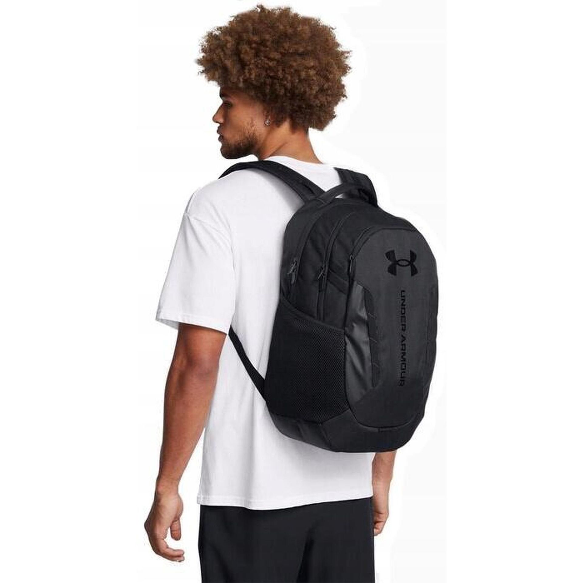 Plecak Under Armour Hustle 6.0 - 1384672, Kolor:Czarny, Akcesoria:Jeden rozmiar
