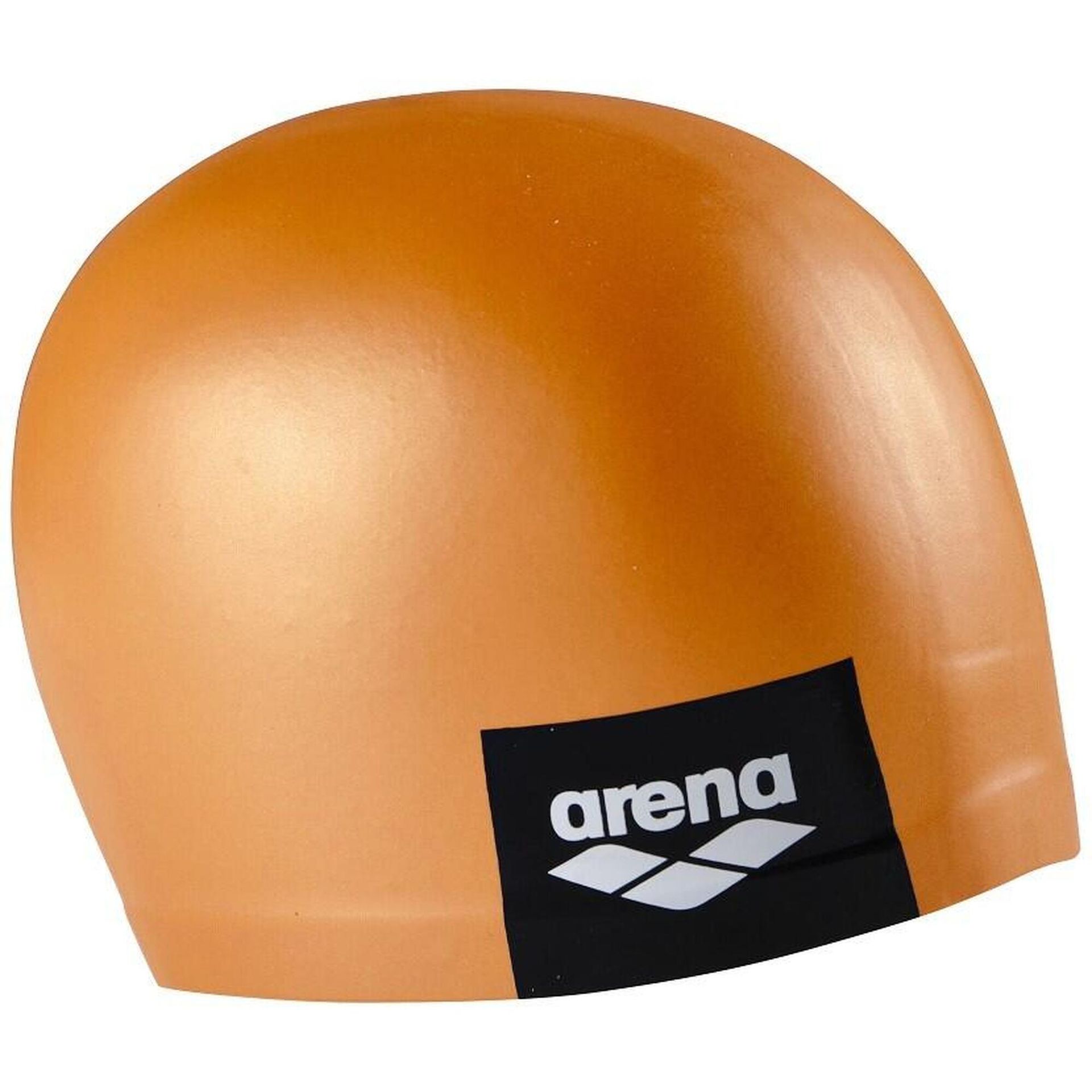Arena Logo Moulded Czepek pływacki, pinkish orange 2021 Czepki pływackie 1912-208-0