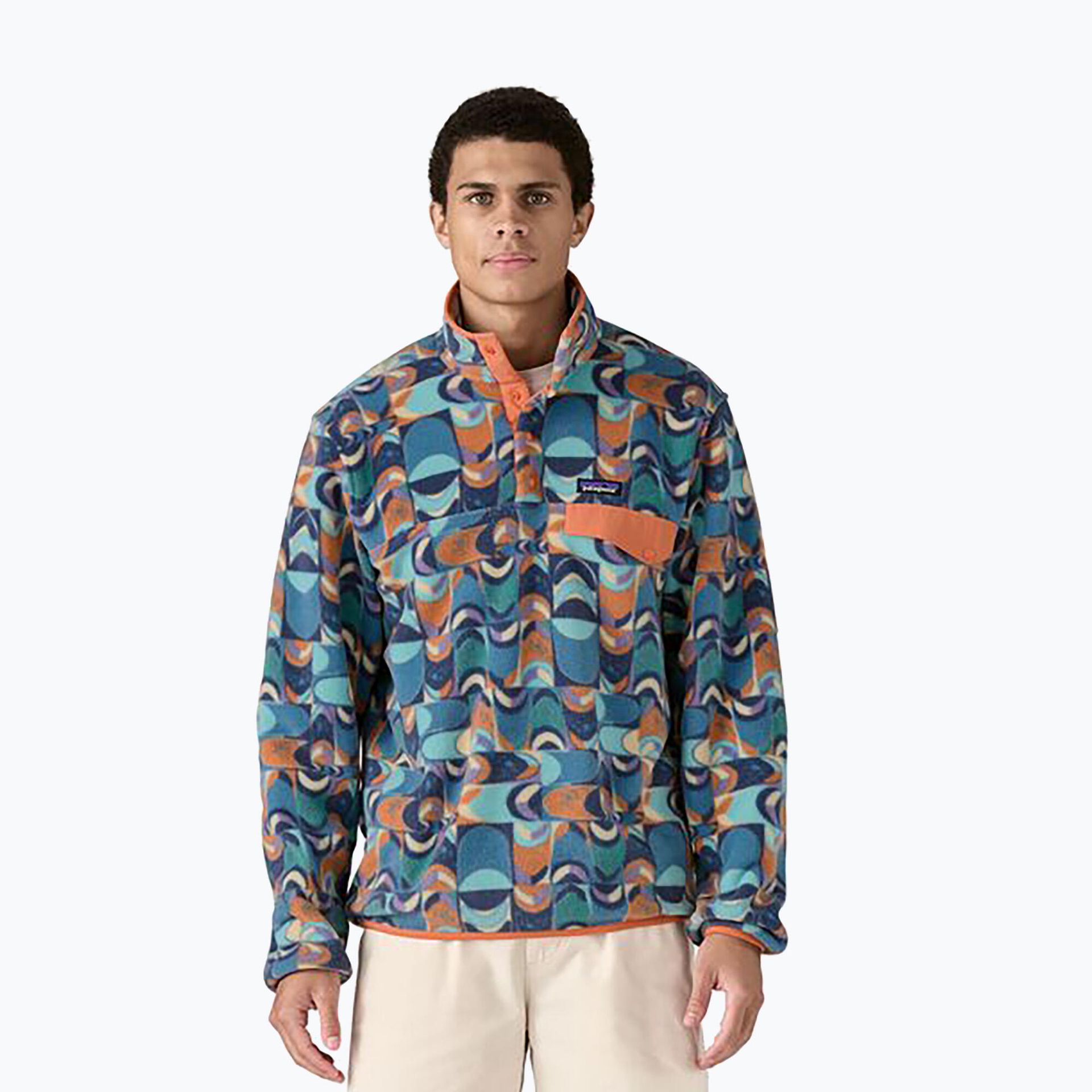 Bluza trekkingowa męska Patagonia LW Synch Snap-T P/O