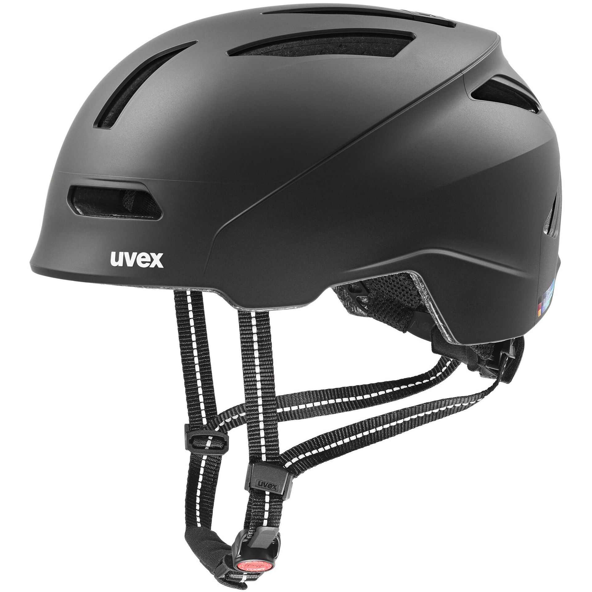 Kask Rowerowy Uvex Urban Planet 58-61 CM Czarny Matowy