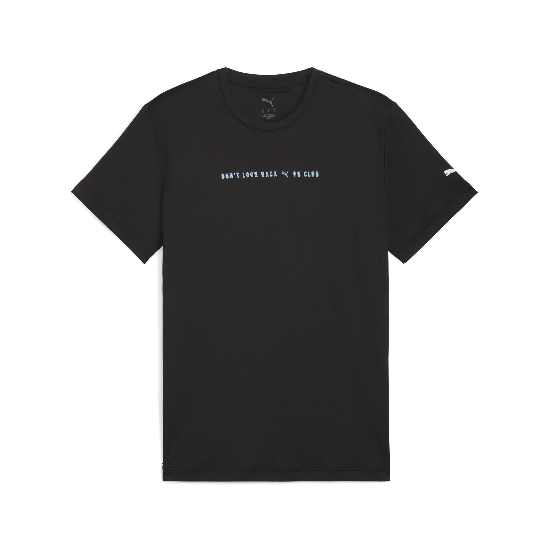 Męska koszulka RUN CLUB z grafiką PUMA Black