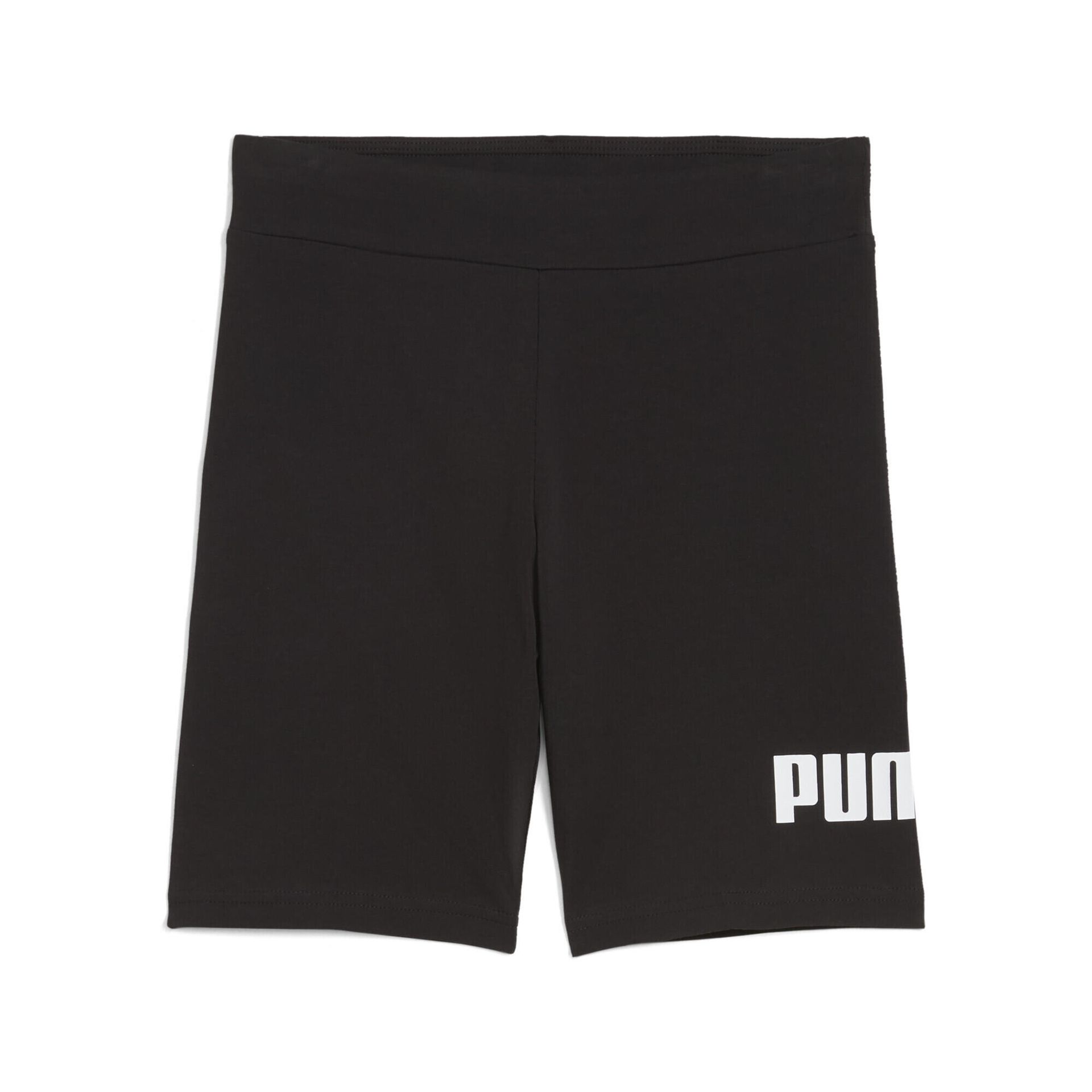 Młodzieżowe krótkie legginsy ESS z logo No. 1 PUMA Black