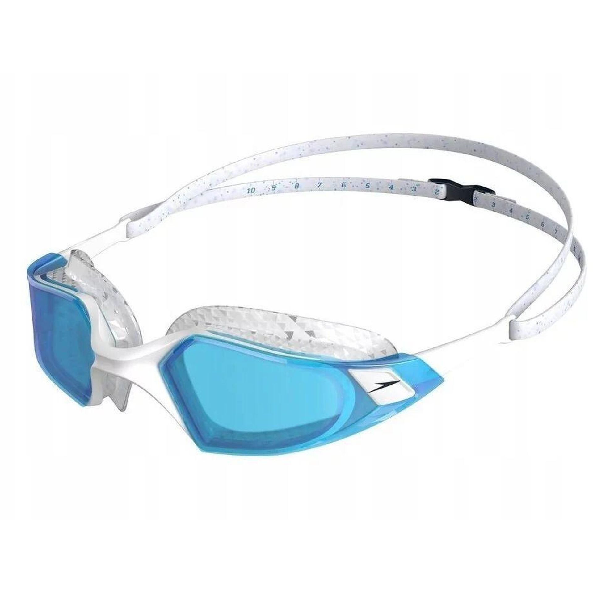 Speedo Aquapulse Pro Okulary pływackie, navy/white/blue 2021 Okulary do pływania 68-12264D641-OSFA