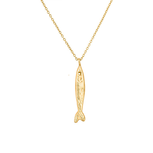 Naszyjnik SARDINE pozłacany