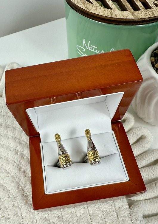 SPINKI DO MANKIETÓW koszuli mankietu szampan