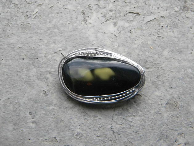 Dwa obłoczki - broszka