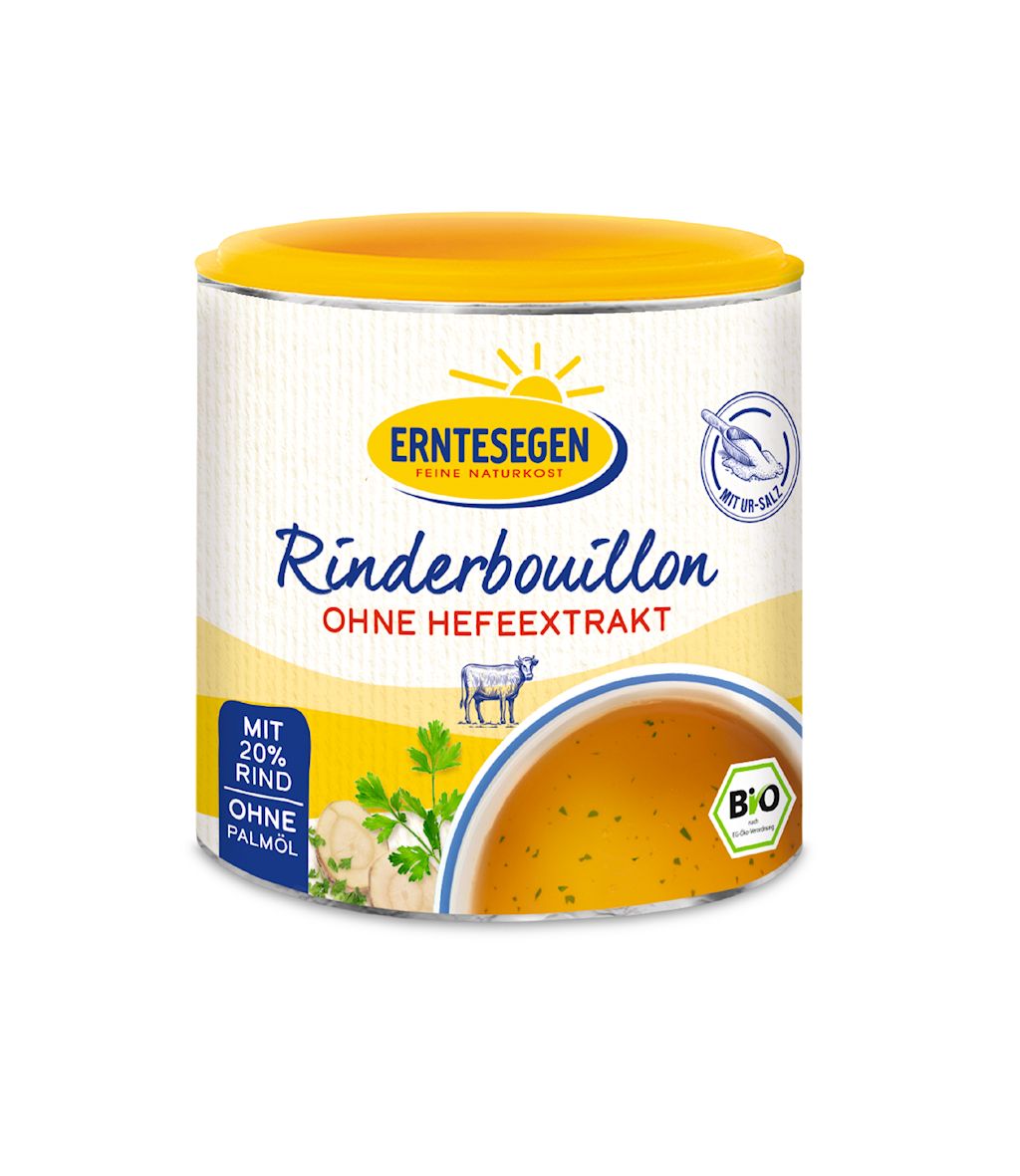Erntesegen Bulion wołowy bez dodatku drożdży w proszku 120 g Bio - żywność