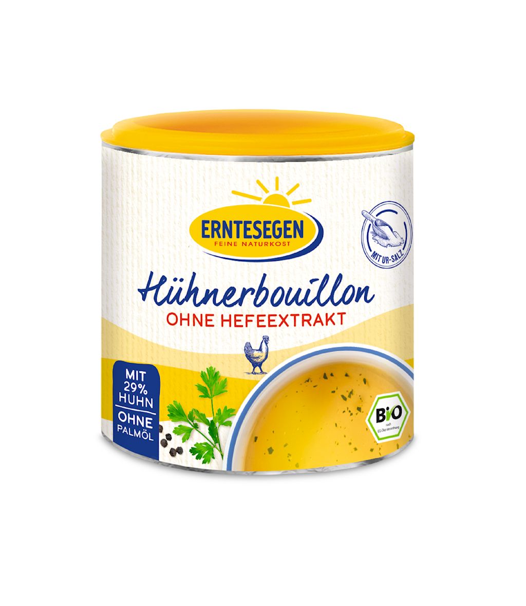 Erntesegen Bulion drobiowy bez dodatku drożdży w proszku 120 g Bio - żywność