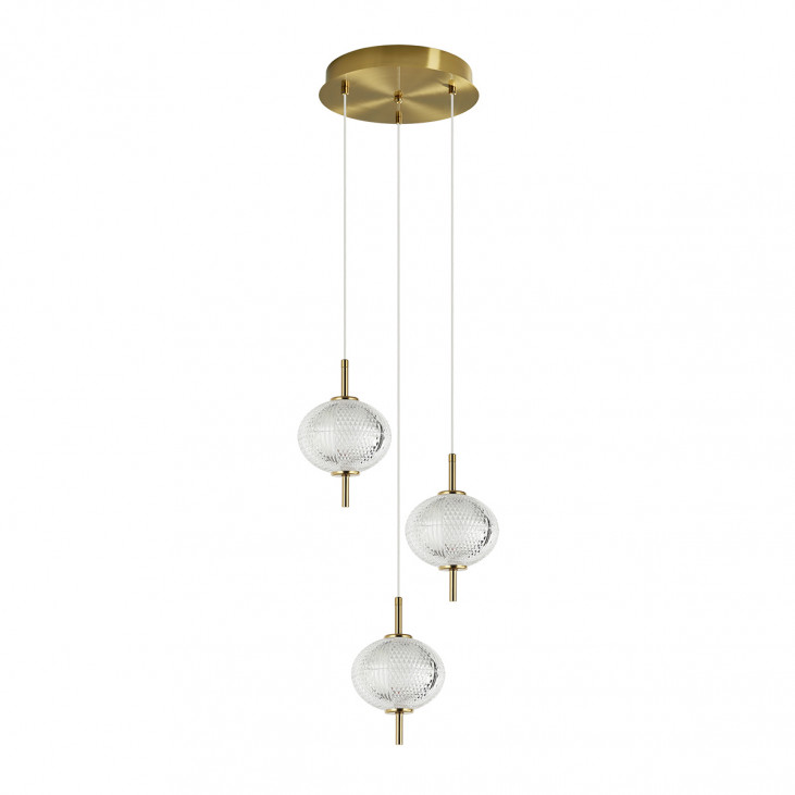 Lampa wisząca CORADO LED 12W 1084lm 3000K - złoty