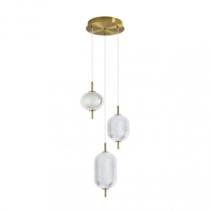 Lampa wisząca CORADO LED 23W 2104lm 3000K - złoty