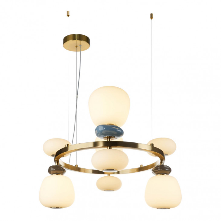 Lampa wisząca EVANS LED 33W 3950lm 3000K - złoty