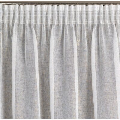 Firana gotowa EUROFIRANY Lucila 140 x 270 cm Biało-szampański