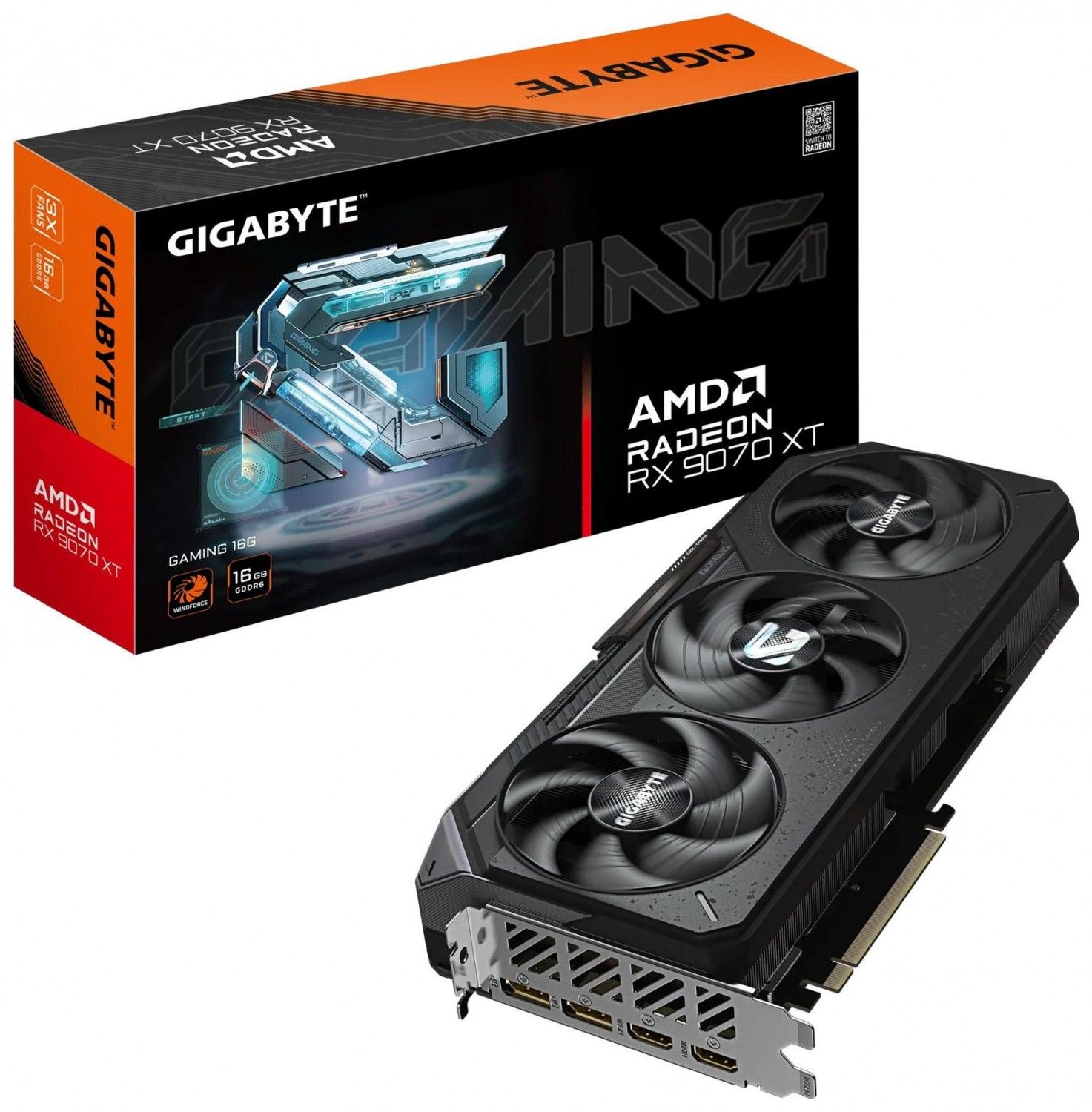 Gigabyte Radeon RX 9070 XT GAMING 16GB GV-R9070XTGAMING-16GD