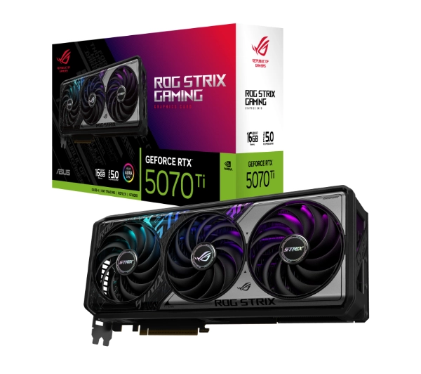 ASUS ROG Strix GeForce RTX 5070 Ti 16GB GDDR7 256bit DLSS 4 90YV0M91-M0NA00
