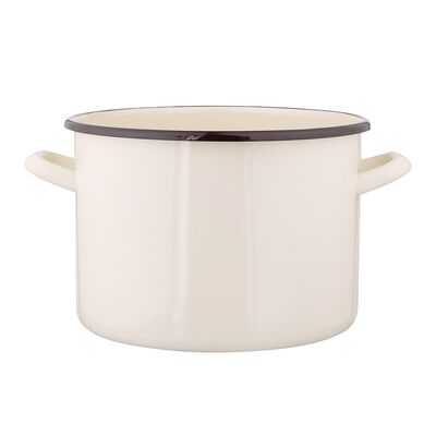 Garnek prosty 5,8 l śr. 22 cm wys. 16 cm krem