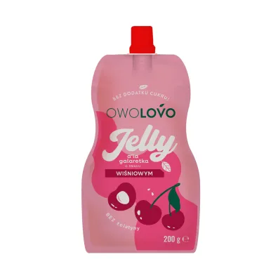 Owolovo Jelly - Galaretka o smaku wiśniowym 200 g