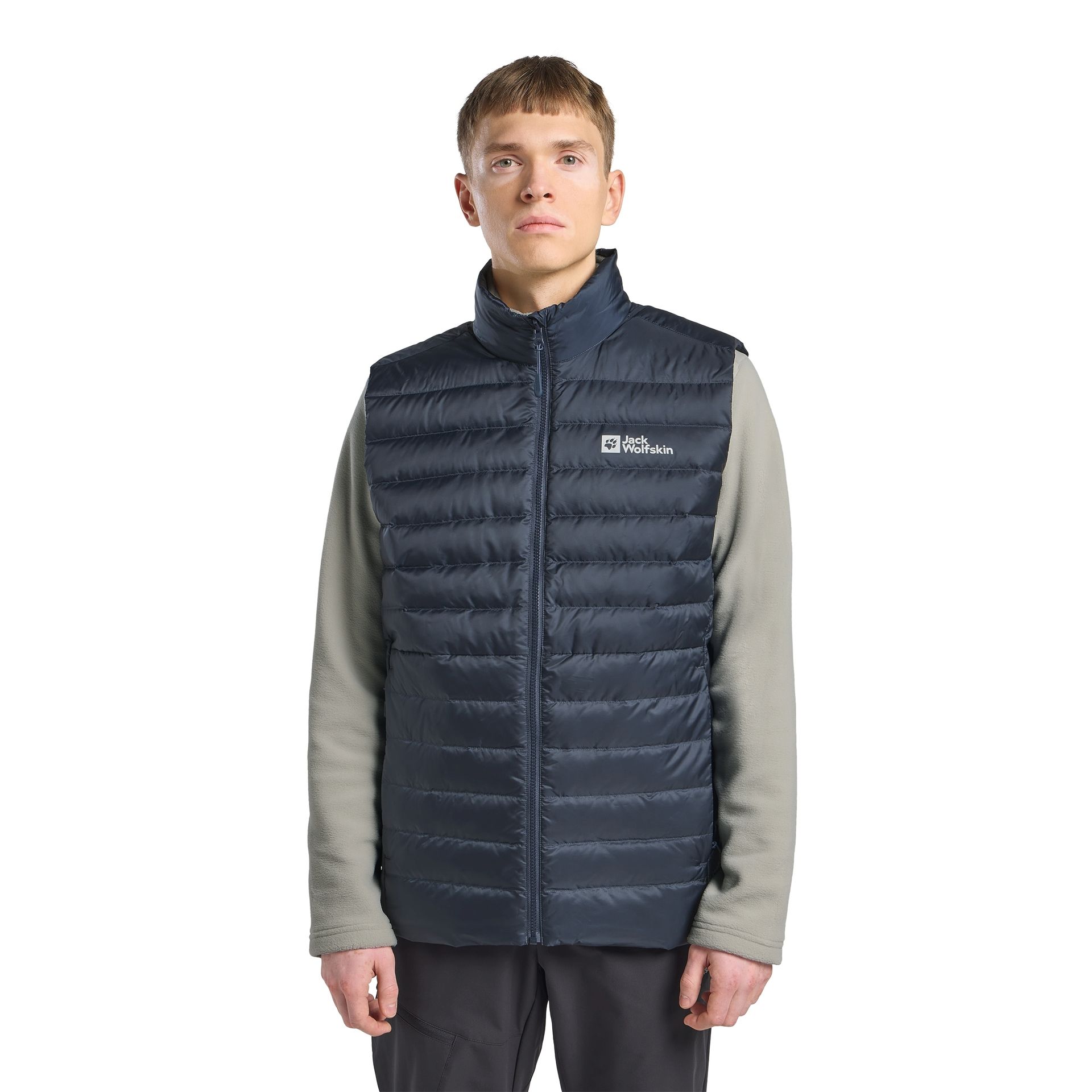 Męska kamizelka puchowa Jack Wolfskin PILVI DOWN VEST M RDS midnight sky - L