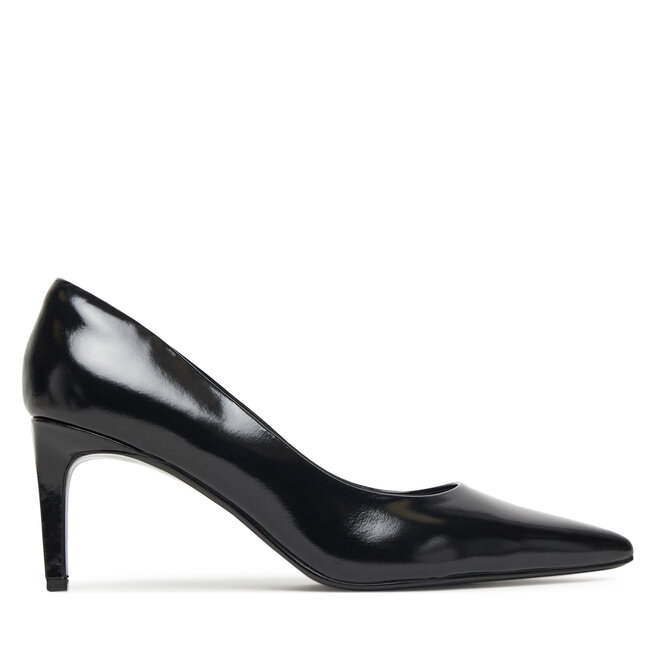 Szpilki Calvin Klein Ess Stiletto 70 Shiny Lth HW0HW02828 Czarny