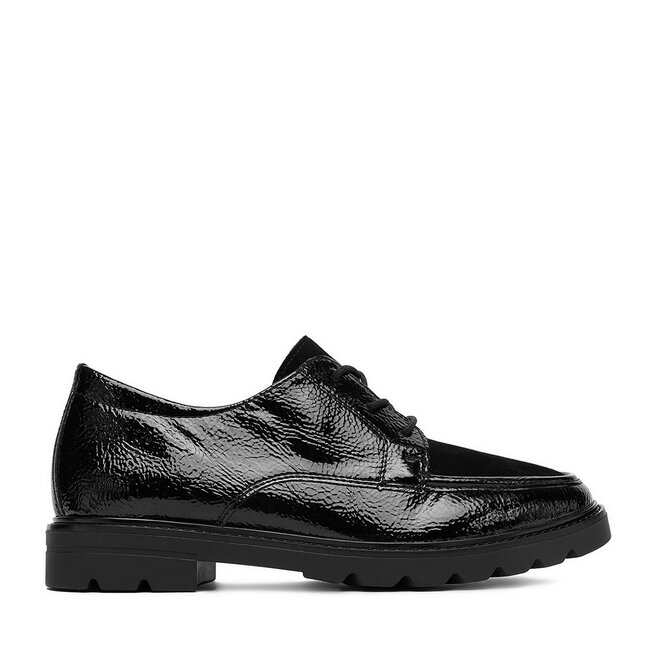 Półbuty Remonte D2Q03-02 Czarny