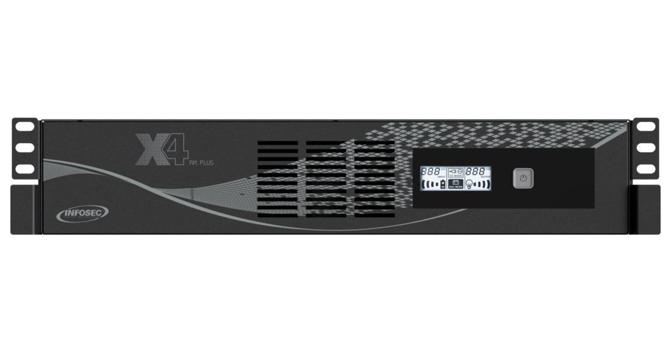 Infosec X4 1000 RM Plus zasilacz UPS Technologia line-interactive 1 kVA 600 W 10 x gniazdo sieciowe